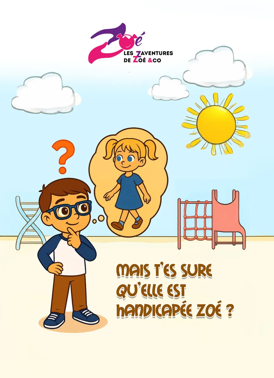Couverture du livre « Mais t’es sûre qu’elle est handicapée Zoé ? »